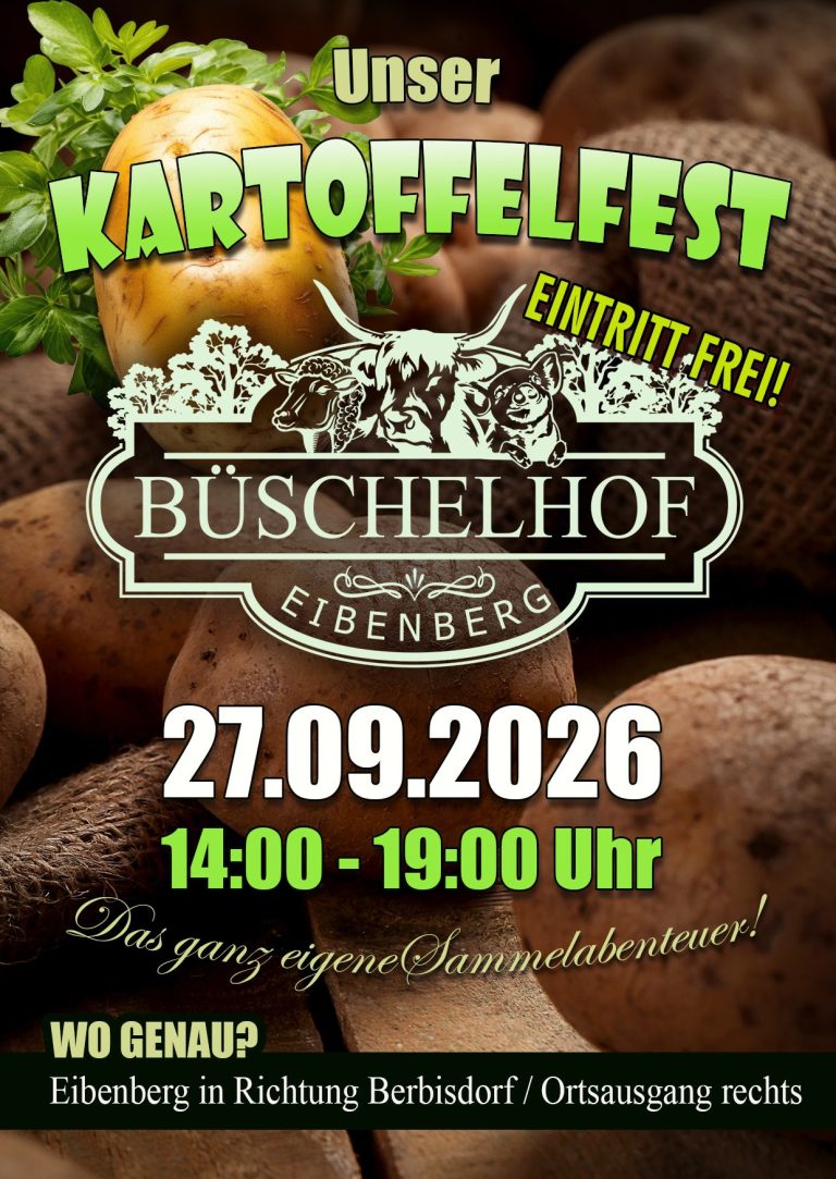 Kartoffelfest Familienfest im Erzgebirge Wochenende 